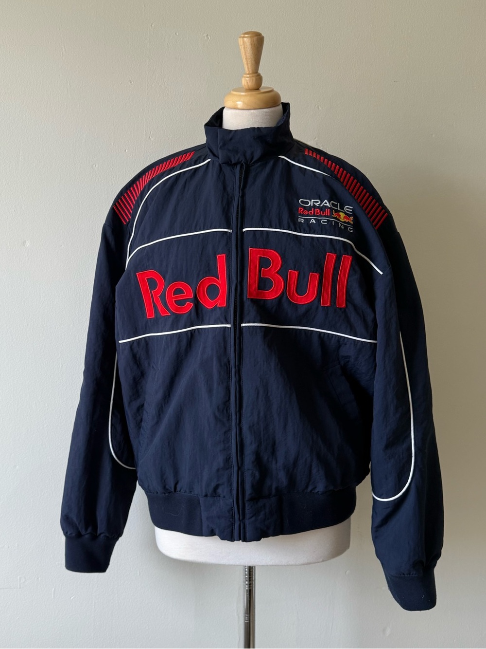 Vintage Style Red Bull Racing Bomber Jacket Medium